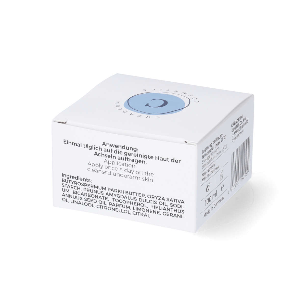 Creaderm Deodorant Cream